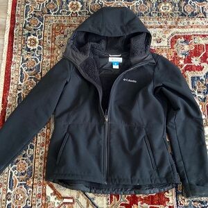Columbia fur lined jacket xl